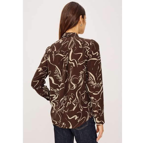 NWT Rails Kate Silk Shirt L - Picture 3 of 8